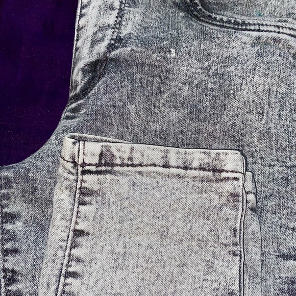 Garage Grey Washed Denim Jeans - Picture 5 of 6
